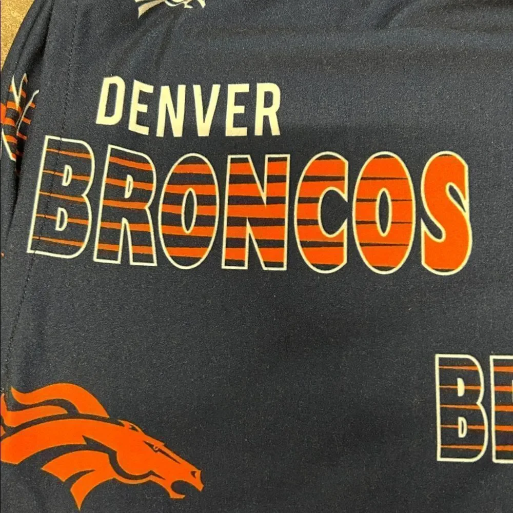 NFL Team Apparel Mens Denver Broncos Lounge Pants/Sleepwear